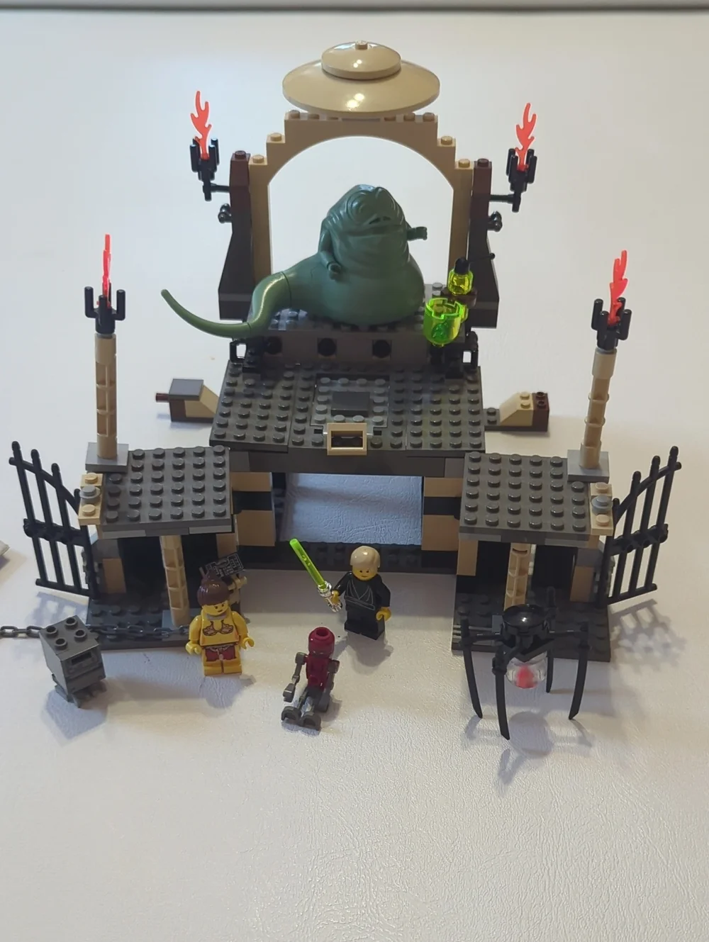 Star Wars Lego 4480 Jabba's Palace Complete With Minifigures Slave Princess Leia